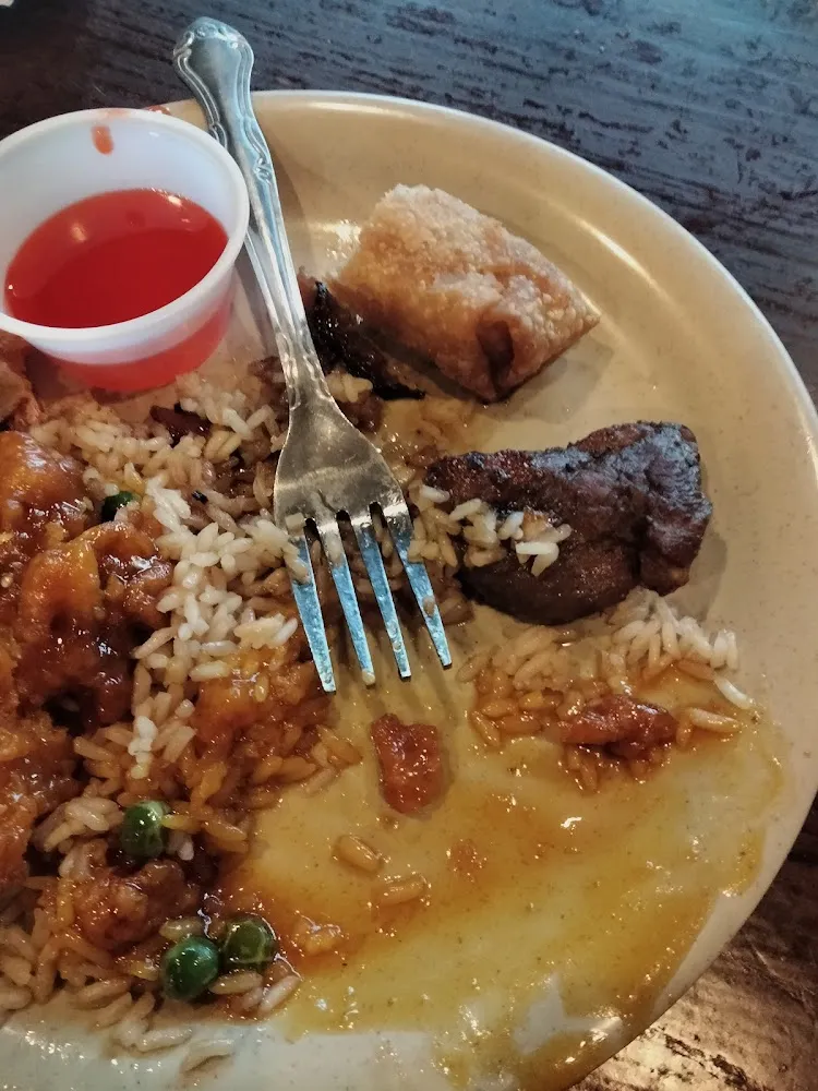 Fried Riceand General TSO's Chicken